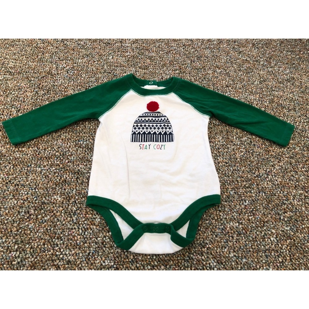 Cat & Jack Stay Cozy Boys One-Piece 6-9M